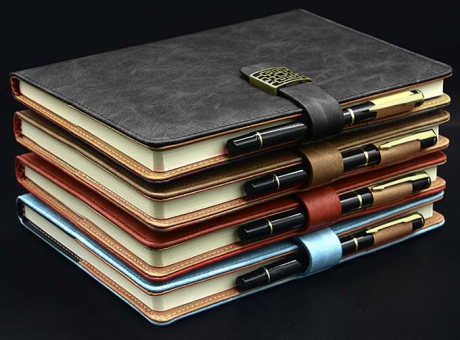 商務記事本 精美窗花磁扣 凸顯品質